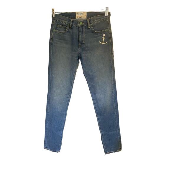 Sandrine Rose Denim - Free People X Sandrine Rose- Medium Blue jeans size 24
